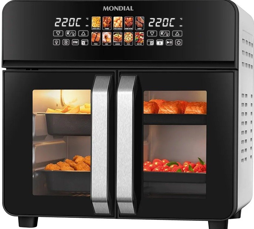 Air Fryer Forno 25l French Door Mondial 222 3