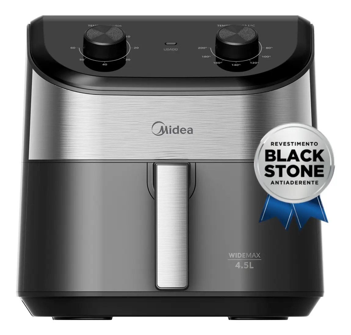 Fritadeira Air Fryer 45l Widemax Com Interior De Aluminio 1500w Midea